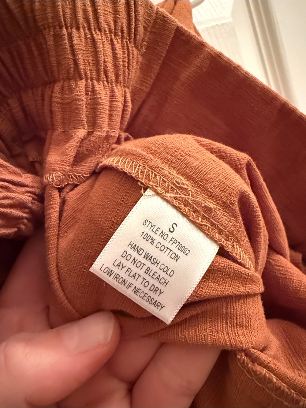 Lilyful Rust-Toned Elastic Waist Pull-On Pants - Picture 6 of 15
